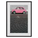 Постер Дом Корлеоне Розовый автомобиль 07-0208-30x40, 30x40 см