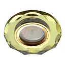 Комплект точечных светильников встраиваемых Ecola Fg1653eff-5 под отверстие 6 мм GU5.3 цвет золото 5 шт