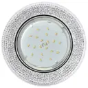 Комплект точечных светильников встраиваемых Ecola H4 LD7069 под отверстие 90 мм GX53 цвет прозрачный 2 шт