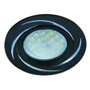 Комплект точечных светильников встраиваемых Ecola MR16 DL3181 под отверстие 60 мм GU5.3 цвет черный 4 шт