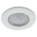 Комплект точечных светильников встраиваемых Ecola light Fw1611efy-10 под отверстие 60 мм GU5.3 цвет белый 10 шт