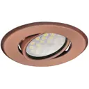 Комплект точечных светильников встраиваемых Ecola Fp1603efs-8 под отверстие 6 мм GU5.3 цвет медь 8 шт