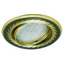 Комплект точечных светильников встраиваемых Ecola Fb1616efy-5 под отверстие 8.6 мм GU5.3 цвет черный 5 шт