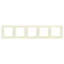 Рамка для розеток Systeme Electric Sedna 5 постов цвет бежевый