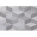 Декор настенный Шахтинская Плитка Дора 20x30 см глянцевый цвет серый геометрия