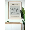 Постер Просто Постер Анри Матисс - выставочный Постер-3 60x90 в раме Металл