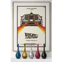 Постер Просто Постер Назад в Будущее - винтажная афиша 60x90 в подарочном тубусе Металл