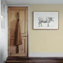 Постер Просто Постер Бык 40x50 в раме Металл