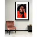 Постер Просто Постер Портрет Боба Марли 50x70 в раме Металл