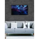 Постер Просто Постер Олень в мистическом лесу 60x90 в подарочном тубусе Металл