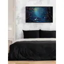 Постер Просто Постер Ночь в осеннем лесу 40x50 в подарочном тубусе Металл