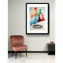 Постер Просто Постер Олимпиада 1980 - Стадион-фрегат 90x120 в подарочном тубусе Металл