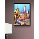 Постер Просто Постер Освоение Марса 50x70 в раме Металл