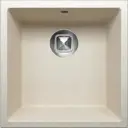 Врезная мойка Tolero R-128 №102 46x46x20 см искусственный камень цвет бежевый
