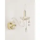 Настенный светильник BOHEMIA IVELE CRYSTAL 101B.1.165.G цвет золотой