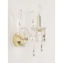 Настенный светильник BOHEMIA IVELE CRYSTAL 105B.1.141.G цвет золотой