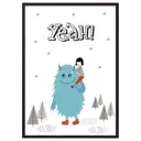 Постер Дом Корлеоне Монстр "Yeah" 07-0636-21x30, 21x30 см