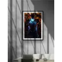 Плакат "Просто Постер" Поднятие уровня в одиночку Игрис Теневой Солдат 40x50 в подарочном тубусе 301410793031