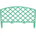 Забор декоративный Плетёнка 0.24x3.2 м зелёный