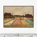 Картина «ArtNoMore» Flower beds in Holland, 1883г.