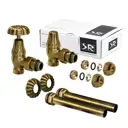 Комплект угловых вентилей SR Rubinetterie A339-1500Z0P0 1/2"x 24/19 цвет бронза