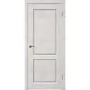 Дверь межкомнатная со стеклом Манхэттен 2 90x200 см ПВХ цвет лофт крем с замком и петлями
