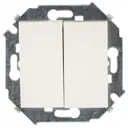 Выключатель Simon 2-клавишный 16А 250В винтовые зажимы 1591398-031 1 шт