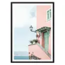 Постер в рамке Дом Корлеоне Розовый дом 1 07-0787-40x60