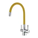 Смеситель для кухни Lemark Comfort цвет желтый