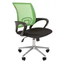 Компьютерное кресло Chairman 696 TW 60x102x60 см цвет св-зеленый хром new