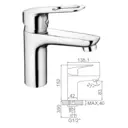 Смеситель для раковины Ledeme L1049