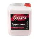 Грунтовка KRAFOR 27338 глубокого проникновения универсальная, 5 л