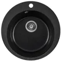 Мойка для кухни из искусственного камня Gerhans A04-22 черная 495х495мм