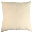 Подушка декоративная 43x43 см замша кремовый