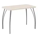 Стол кухонный Laksi 100x100 см каркас металл цвет белый