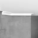 Плинтус потолочный Stenopol C7133, 20*20*2000мм, ударопрочный