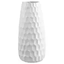 Ваза Elan gallery Соты керамика 28 см цвет пломбир