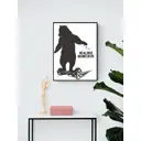 Постер ПростоПостер Спортивный мишка 90x120 см в подарочном тубусе без рамы