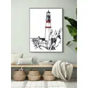 Постер ПростоПостер Маяк Амрум 40x50 см в подарочном тубусе без рамы