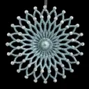 Ёлочная игрушка ErichKrause® Decor 44805, 11x4см 1шт Голубой