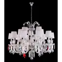 Светильник потолочный Crystal Lux PRINCESS SP10+5 15 ламп 50 м² цвет хром
