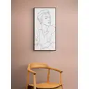 Постер BTS - Ким Намджун 40x50 см в раме