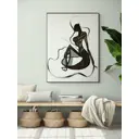 Постер Просто Постер Женская грация 60x90 в подарочном тубусе