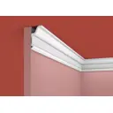 Плинтус потолочный Cosca decor KX046, 59x31, 2000мм, Экополимер/18, ударопрочный