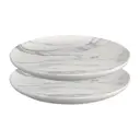 Тарелка круглая 26 см LIBERTY JONES Marble фарфор белый