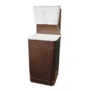 Дачный умывальник ЛИДЕР 010013 мойка пластик нагреватель воды бак 17 л цвет антик медь