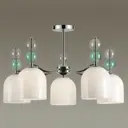 Люстра потолочная LUMION MODERNI 5 ламп 10 м² цвет серый