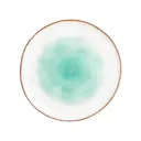 Тарелка для закуски Elan Gallery "Кантри" 18.2x18.2x2 см цвет бирюзовый