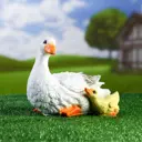 Садовая фигура Хорошие сувениры Утка с утенком 23x15x20см