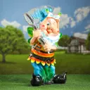 Садовая фигура Хорошие сувениры Гном с сачком 50x20x17см